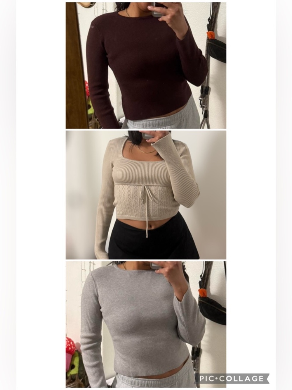 Shein three long sleeve bundle
